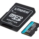 Micro SD Card 128GB Kingston+SD adapter SDCG4/128GB -  200/160 MB/s