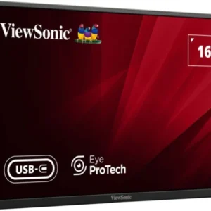 Portabl  monitor 16 ViewSonic VA1650 1920x1080/Full HD/IPS/60Hz/USB-C/HDMI/Audio/Zvučnici