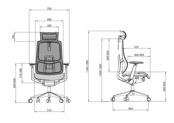 Ergonomska kancelarijska stolica UGD Prestige Plus - Слика 4