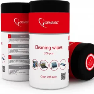Gembird vlažne maramice za čišćenje ekrana/pak 100kom